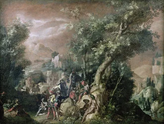 Johannes der Täufer predigt